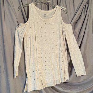 a.n.a. Sequined Ladies Blouse, Size M